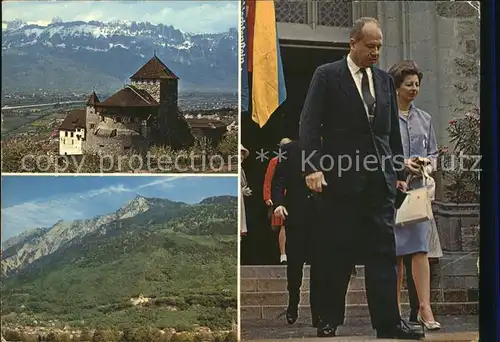 Adel Liechtenstein Fuerst Franz Josef Fuerstin Gina Schloss Vaduz Kat. Koenigshaeuser