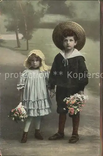 kk86714 Kinder Child Enfants Rosen  Kategorie. Kinder Alte Ansichtskarten