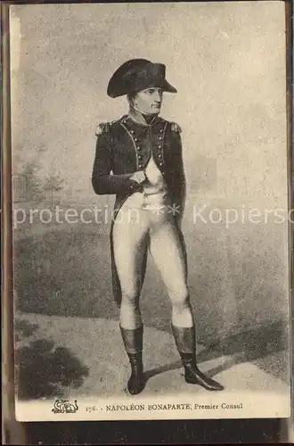 Napoleon Bonaparte  Kat. Persoenlichkeiten