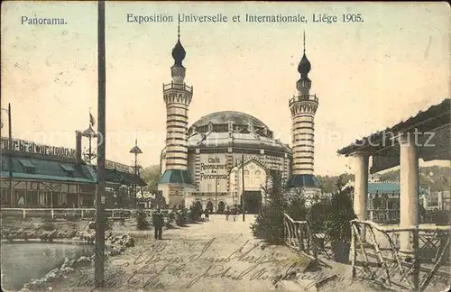 Exposition Universelle Liege 1905 Cafe Restaurant du Panorama  Kat. Expositions