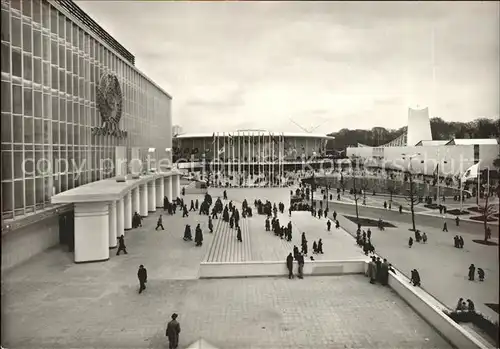 Exposition Universelle Bruxelles 1958 Pavillon des U.S.A. U.S.S.R. Vatican  Kat. Expositions