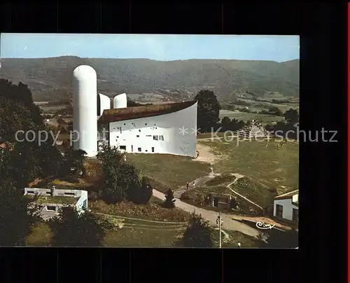 Gebaeude und Architektur Chapelle de Notre Dame du Haut Architecte Le Corbusier Wallfahrtskirche Ronchamp Kat. Gebaeude