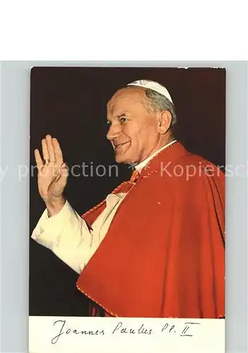 Papst Johannes Paulus II.  Kat. Religion