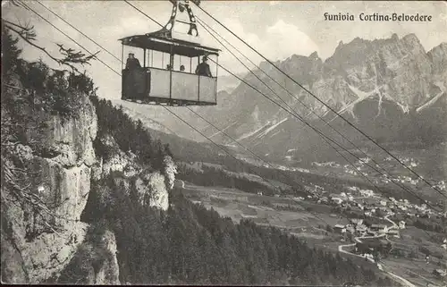 Seilbahn Cortina-Belvedere Funivia / Bahnen /