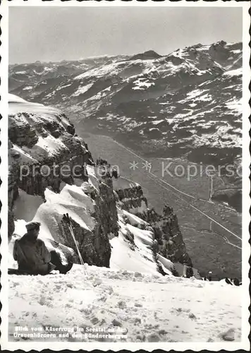 Helvetia Schweiz Kaeserrugg Seeztal Buenderbergen / Heraldik /