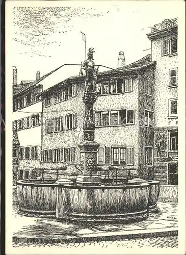 Muntwyler H. A. Nr. 396 Zuerich Stuessihofstatt