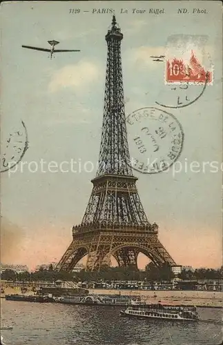 Verlag ND Nr. 1129 Paris Eiffelturm  Kat. Verlage