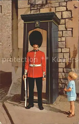 Leibgarde Wache Coldstream Guard Sentry Duty / Polizei /