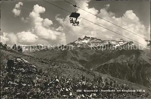 Sessellift Braunwald Kaerpfstock Kat. Bahnen