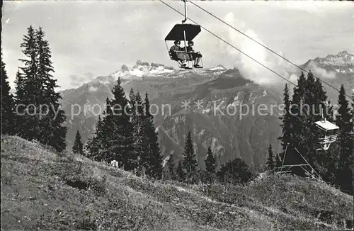 Sessellift Gumen Braunwald Glarus Kat. Bahnen