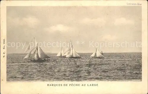 Segelboote Barques de peche au Large Kat. Schiffe