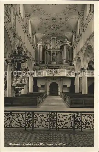 Kirchenorgel Mariastein Kirche Chor  Kat. Musik