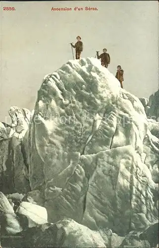 Gletscher Ascension d un Serac  Kat. Berge