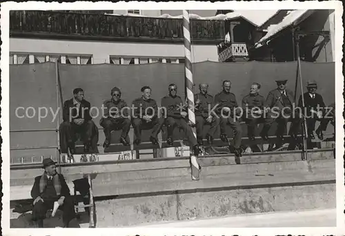 Militaria Schweiz Pferderennen Graubuenden Kat. Militaria