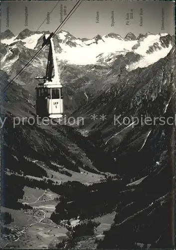 Seilbahn Klosters-Gotschnagrat-Parsenn Silvrettagruppe / Bahnen /