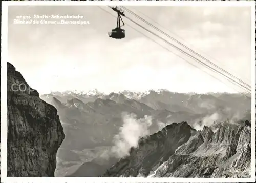 Seilbahn Saentis Glarner- und Berneralpen / Bahnen /