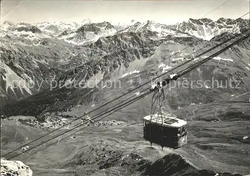 Seilbahn Arosa Weisshorn Piz Kesch Piz Palue Piz Bernina / Bahnen /