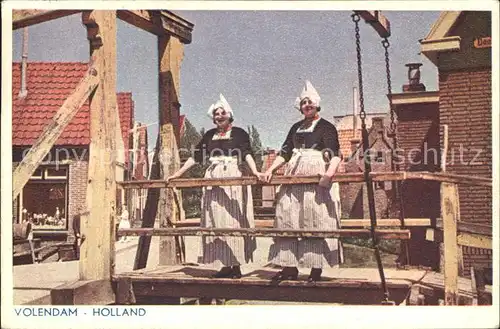 Trachten Holland Volendam Frauen Kat. Trachten