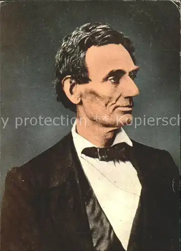 Politiker Abraham Lincoln  Kat. Politik