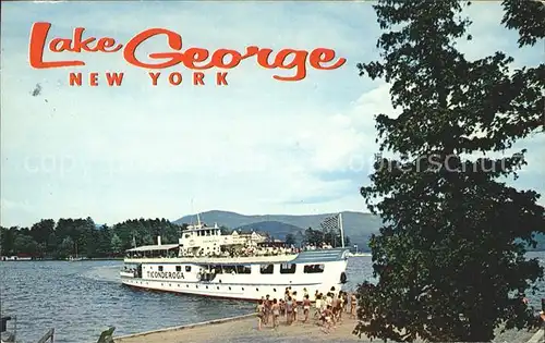Faehre Ticonderoga Lake George New York  Kat. Schiffe