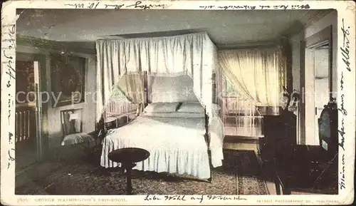 Washington George Bed Room  Kat. Persoenlichkeiten