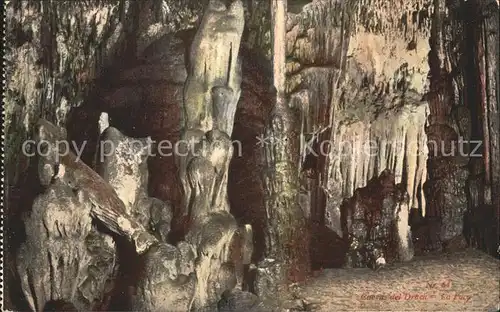 Hoehlen Caves Grottes Cuevas del Drach La Foca  Kat. Berge