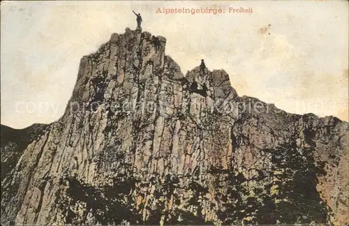 Bergsteigen Klettern Alpsteingebirge Freiheit / Sport /