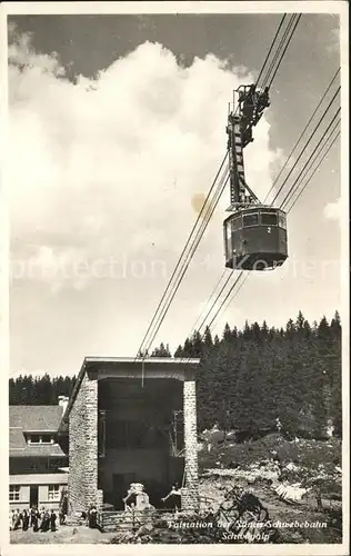 Seilbahn Saentis Talstation Schwaegalp / Bahnen /