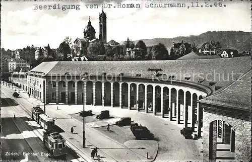 Strassenbahn Bahnhof Enge Kat. Strassenbahn