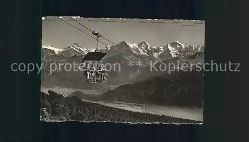 Sessellift Beatenberg Niederhorn Berneralpen Kat. Bahnen