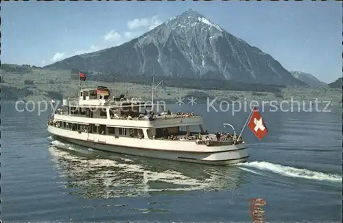 Motorschiffe Jungfrau Thunersee Niesen  Kat. Schiffe