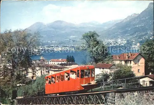 Zahnradbahn Monte San Salvatore Lugano Paradiso  Kat. Bergbahn