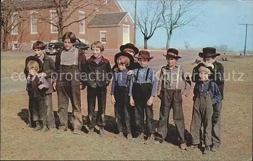 Typen Kinder Amish Pennsylvania Dutch Country  Kat. Typen