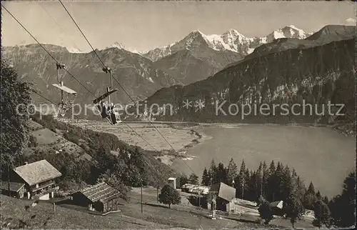 Sessellift Beatenberg Niederhorn Interlaken Thunersee  Kat. Bahnen