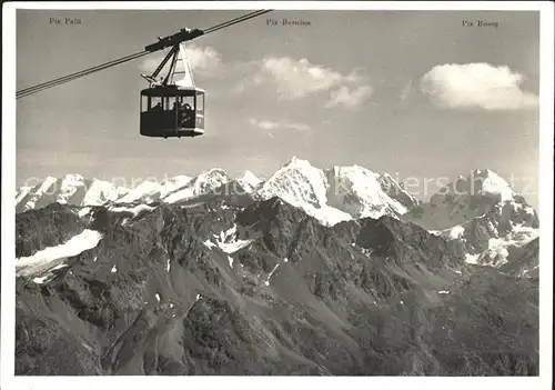 Seilbahn St. Moritz Corviglia-Piz Nair Bernina Gruppe / Bahnen /