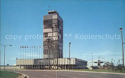 Flughafen Airport Aeroporto Los Angeles International Jet Age Air Terminal Control Tower Central Theme Building  Kat. Flug