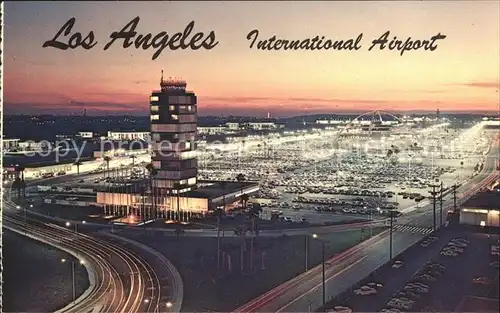 Airport Aeroporto Flughafen Los Angeles International Airport control tower  Kat. Flug