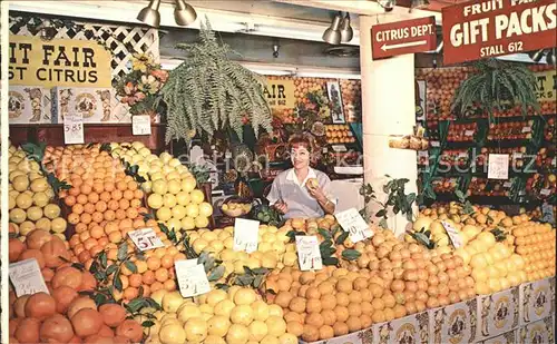 Obst Farmers Market Los Angels Fruechte Stand Markt  Kat. Lebensmittel