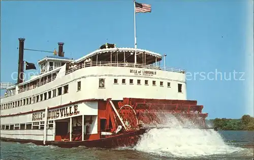 Dampfer Schaufelrad Belle of Louisville Ohio River Kentucky  Kat. Schiffe