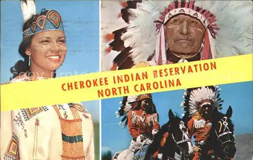 Indianer Native American Cherokee Indian Reservation North Carolina  Kat. Regionales
