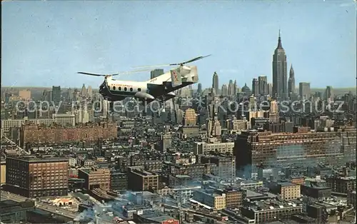 Hubschrauber Helikopter Skyline New York Airway's Helicopter / Flug /
