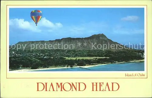 Heissluftballon Island of Oahu Diamond Head Kat. Flug