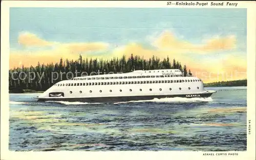 Faehre Kalakala Puget Sound Ferry  Kat. Schiffe