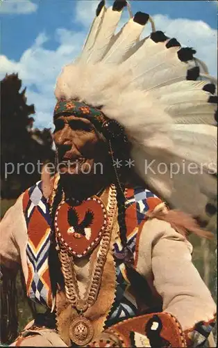Indianer Native American Indian Chief  Kat. Regionales