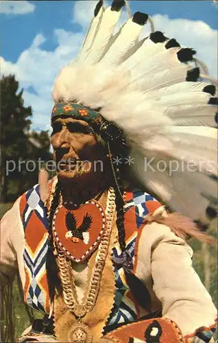 Indianer Native American Indian Chief  Kat. Regionales