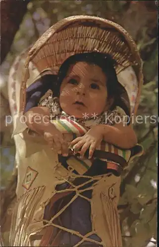Indianer Native American Child Papoose Cradle Board  Kat. Regionales