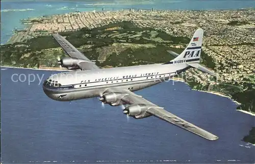 Flugzeuge Zivil Pan American World Airways Strato Clippers  Kat. Flug