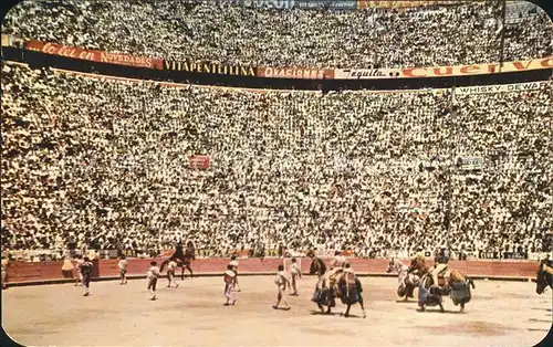 Stierkampf Plaza Mexico Bullfight Corrida de Toros  Kat. Sport