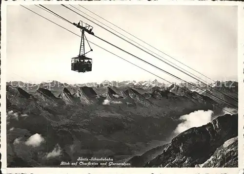 Seilbahn Saentis Churfirsten Glarneralpen / Bahnen /