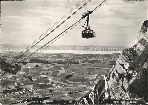 Seilbahn Saentis Bodensee  / Bahnen /